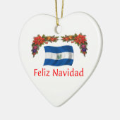 El Salvador Kerstmis Keramisch Ornament (Links)