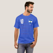 El Salvador La Selecta Futtbool Soccer T-shirt (Voorkant volledig)
