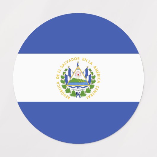 El Salvador Labels (Design 2)