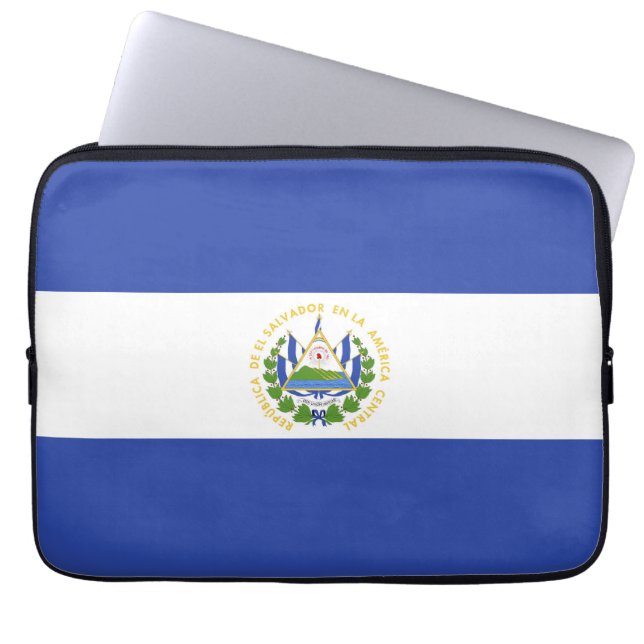 El Salvador Laptop Sleeve (Voorkant)