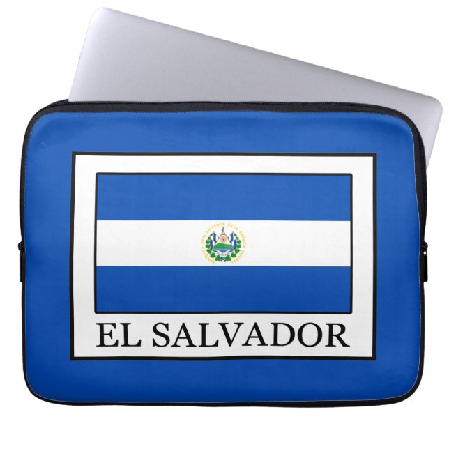El Salvador Laptop Sleeve (Voorkant)
