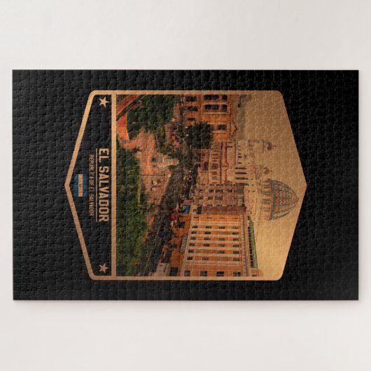 El Salvador Legpuzzel (Horizontaal)