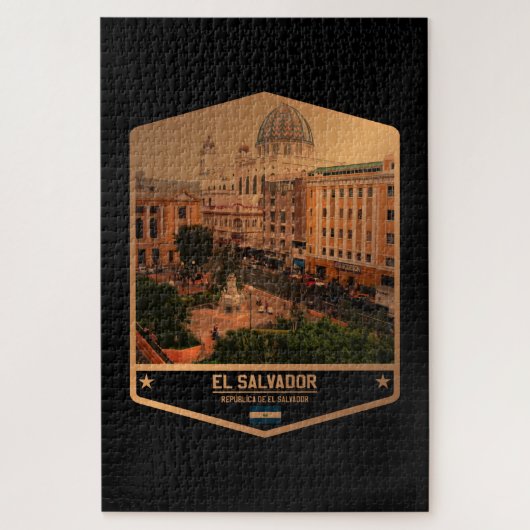 El Salvador Legpuzzel (Verticaal)