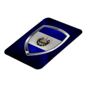 El Salvador Mettalic Emblem Magneet (Linkerzijde)