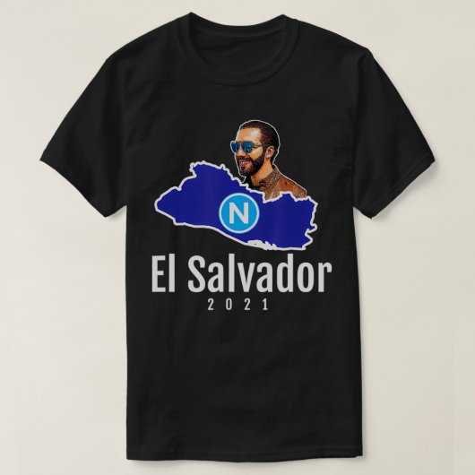 El Salvador, Nayib Bu, Nuevas Ideas 2021 T-shirt (Design voorkant)