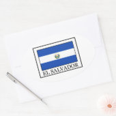 El Salvador Ovale Sticker (Envelop)