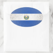 El Salvador Ovale Sticker (Tas)