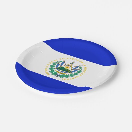El Salvador Papieren Bordje (Gekanteld)