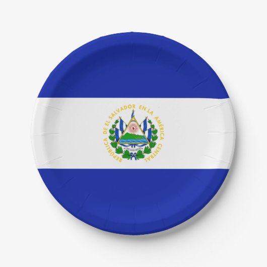 El Salvador Papieren Bordje (Voorkant)