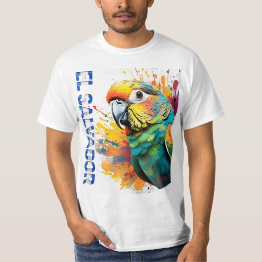 EL SALVADOR PERICO T-SHIRT (Voorkant)