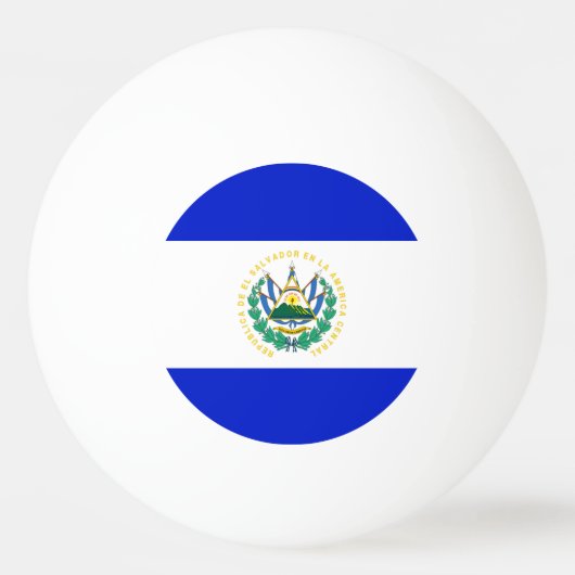 El Salvador Pingpongbal (Voorkant)