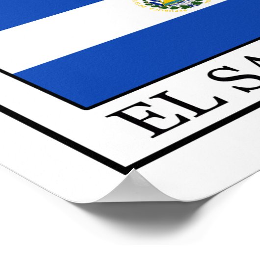 El Salvador Poster (Hoek)