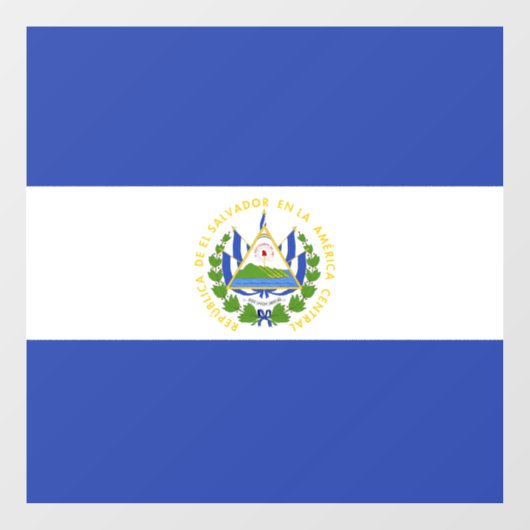 El Salvador Raamsticker (Vel)