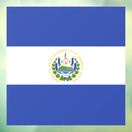 El Salvador Raamsticker (Vel 3)