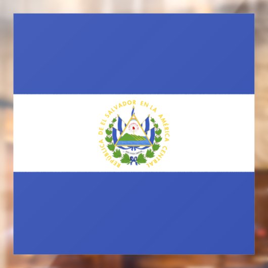 El Salvador Raamsticker (Vel 2)