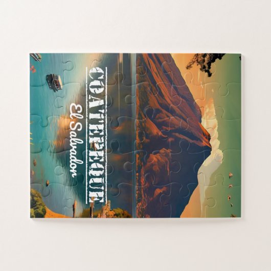 El Salvador Reizen  Retro Legpuzzel (Horizontaal)