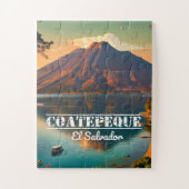 El Salvador Reizen  Retro Legpuzzel (Verticaal)