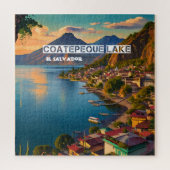 El Salvador Reizen  Retro Legpuzzel (Verticaal)