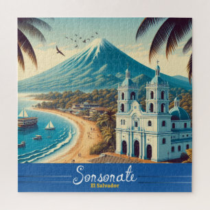 El Salvador Reizen  Retro Legpuzzel