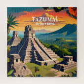 El Salvador Reizen  Retro Legpuzzel (Verticaal)