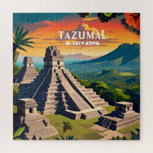 El Salvador Reizen  Retro Legpuzzel