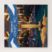 El Salvador Reizen  Retro Legpuzzel (Horizontaal)