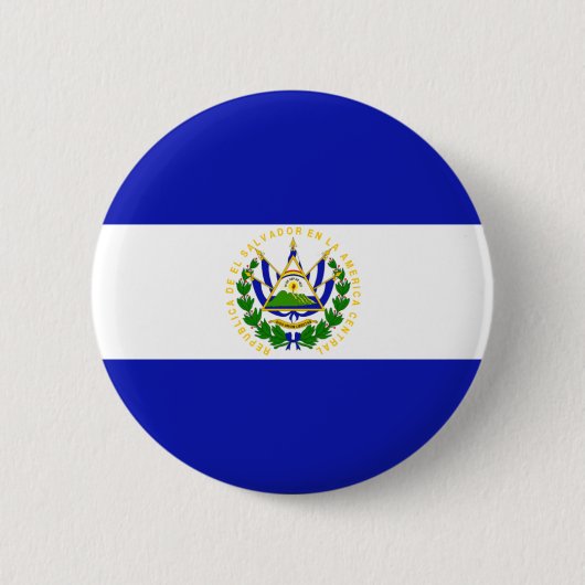 El Salvador Ronde Button 5,7 Cm (Voorkant)