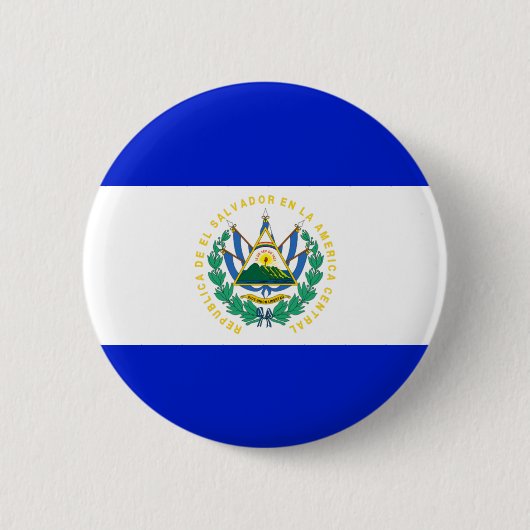 El Salvador Ronde Button 5,7 Cm (Voorkant)