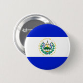 El Salvador Ronde Button 5,7 Cm (Voorkant /achterkant)