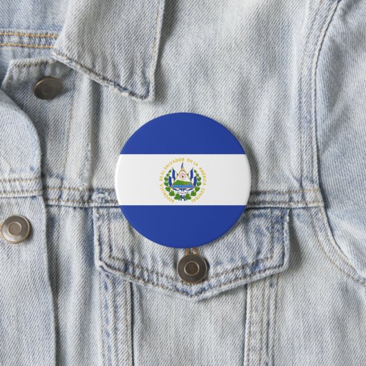 El Salvador Ronde Button 7,6 Cm (In situ)