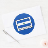 El Salvador Ronde Sticker (Envelop)