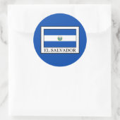 El Salvador Ronde Sticker (Tas)