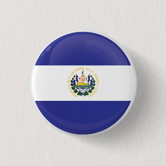 El Salvador Round Icon Flag Ronde Button 3,2 Cm (Voorkant)