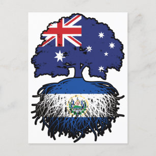 El Salvador Salvadoran Australian Tree Briefkaart