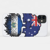 El Salvador Salvadoran Australian Tree Case-Mate iPhone Case (Achterkant (horizontaal))