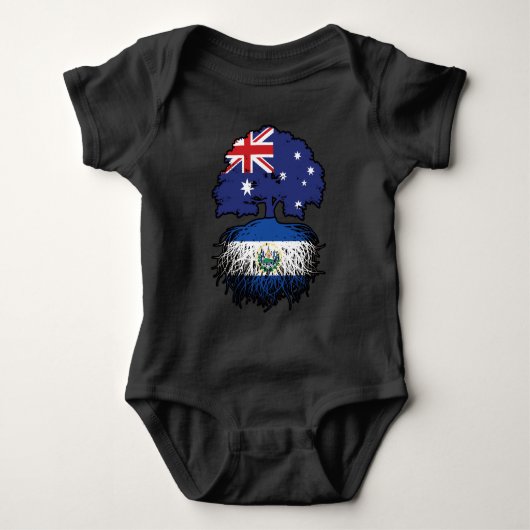 El Salvador Salvadoran Australian Tree Romper (Voorkant)