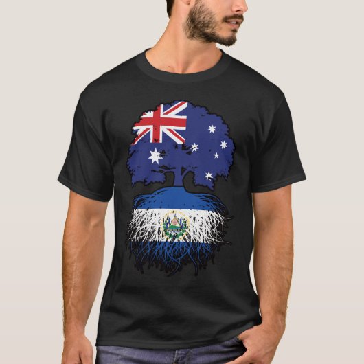 El Salvador Salvadoran Australian Tree T-shirt (Voorkant)