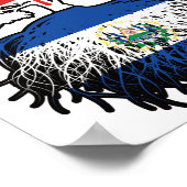 El Salvador Salvadoran Canadian Canada Tree Roots Poster (Hoek)