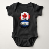 El Salvador Salvadoran Canadian Canada Tree Roots Romper (Voorkant)