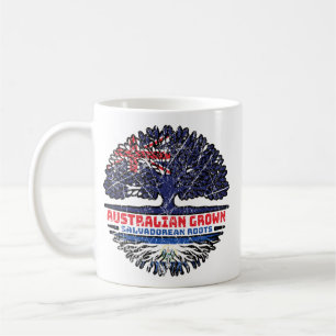 El Salvador Salvadorean Australian Australia Flag Koffiemok