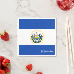 El Salvador & Salvadoreense vlag feest mode /sport Servet