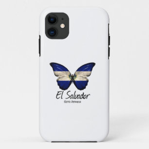 El Salvador, Salvadoriaanse vlag, vlinderbloemig Case-Mate iPhone Case
