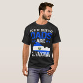 El Salvador Salvadorian Dad Fathers Day Gift T-shirt (Voorkant volledig)