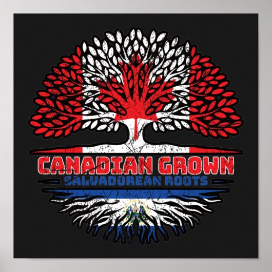 El Salvador Salvadorian Salvadoran Can Poster (Voorkant)