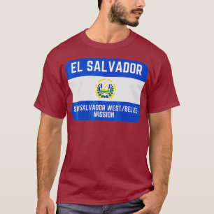 El Salvador San Salvador West LDS Mormon Mission T-shirt