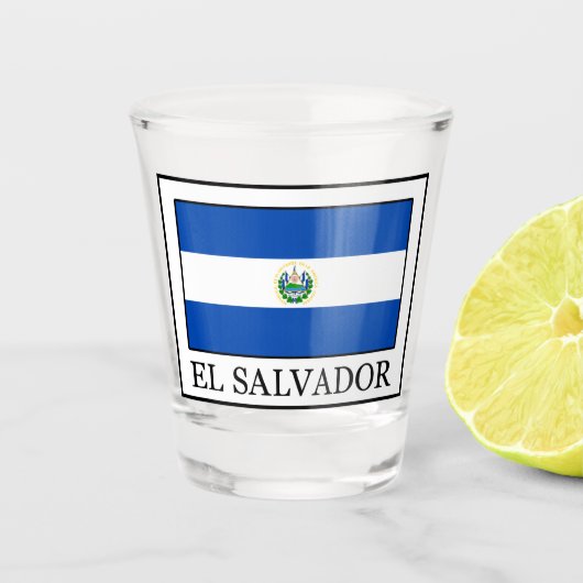 El Salvador Shot Glas (Voorkant)