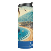 El Salvador | Sonsonate Travel  Retro Thermosbeker (Gedraaid links)