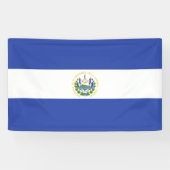 El Salvador Spandoek (Horizontaal)