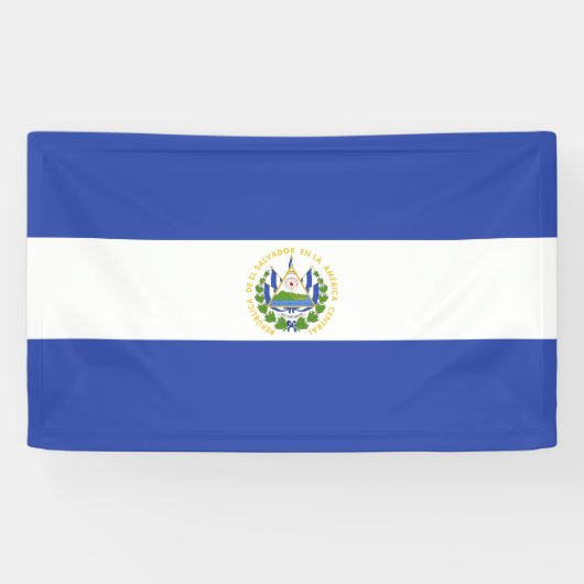 El Salvador Spandoek (Horizontaal)