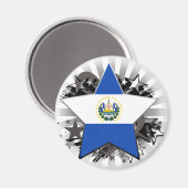 El Salvador Star Magneet (Voorkant / Achterkant)